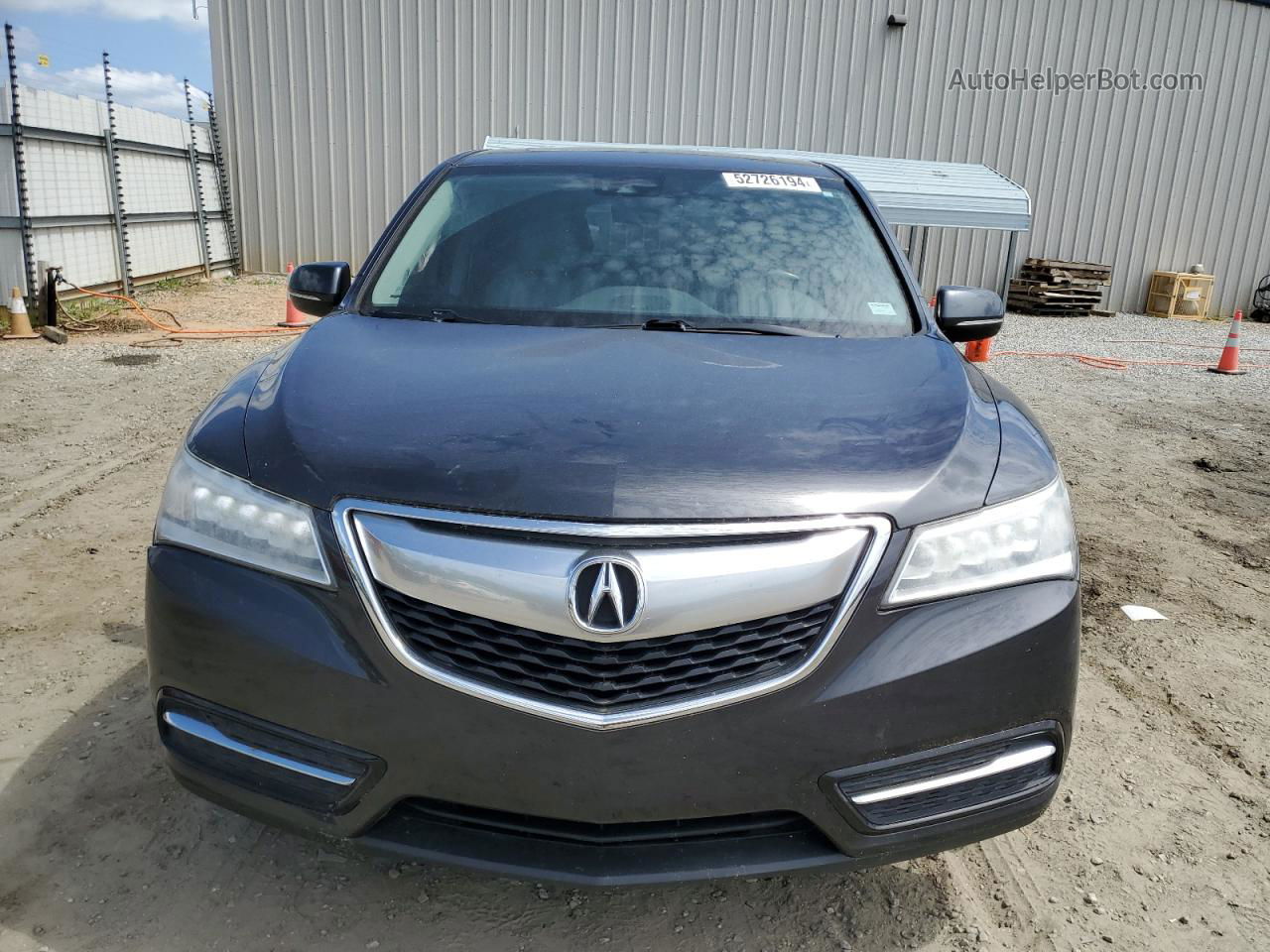 2016 Acura Mdx Technology Charcoal vin: 5FRYD3H40GB009968