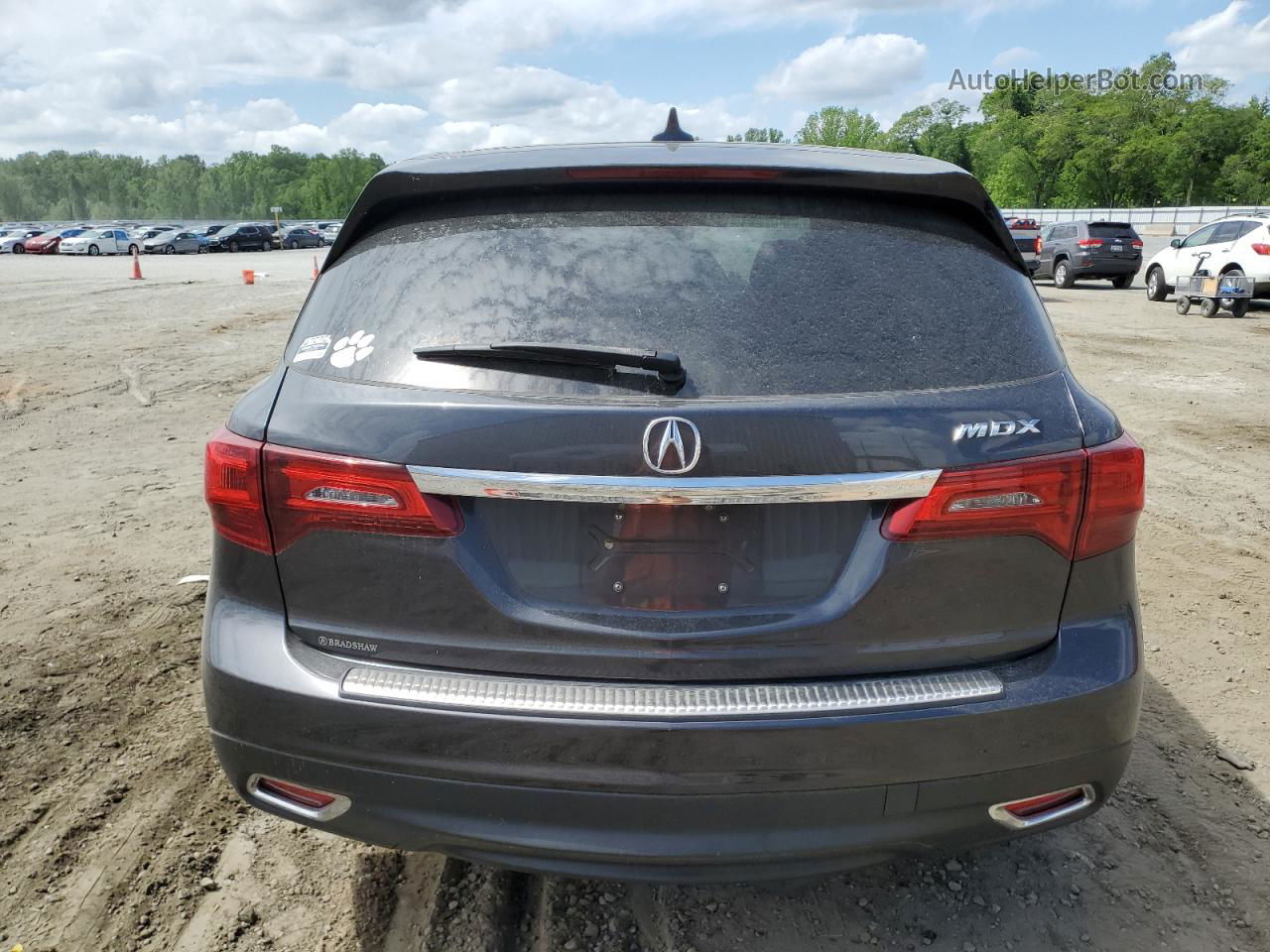 2016 Acura Mdx Technology Charcoal vin: 5FRYD3H40GB009968