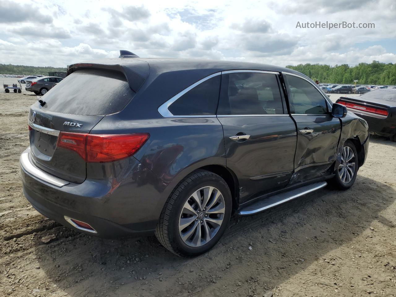 2016 Acura Mdx Technology Charcoal vin: 5FRYD3H40GB009968