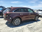 2016 Acura Mdx Technology Бордовый vin: 5FRYD3H40GB016550