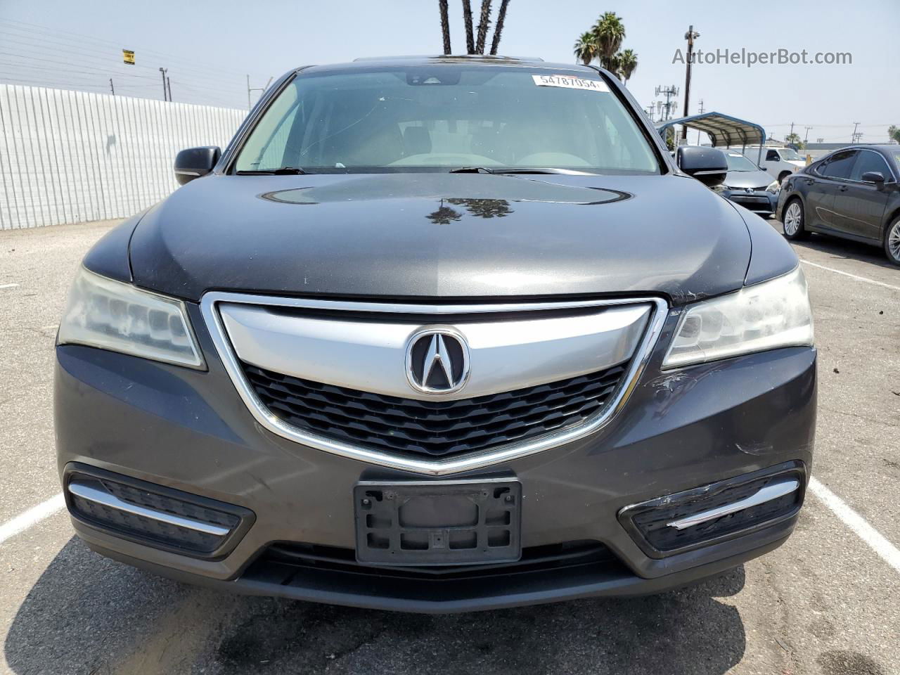 2016 Acura Mdx Technology Угольный vin: 5FRYD3H41GB007856