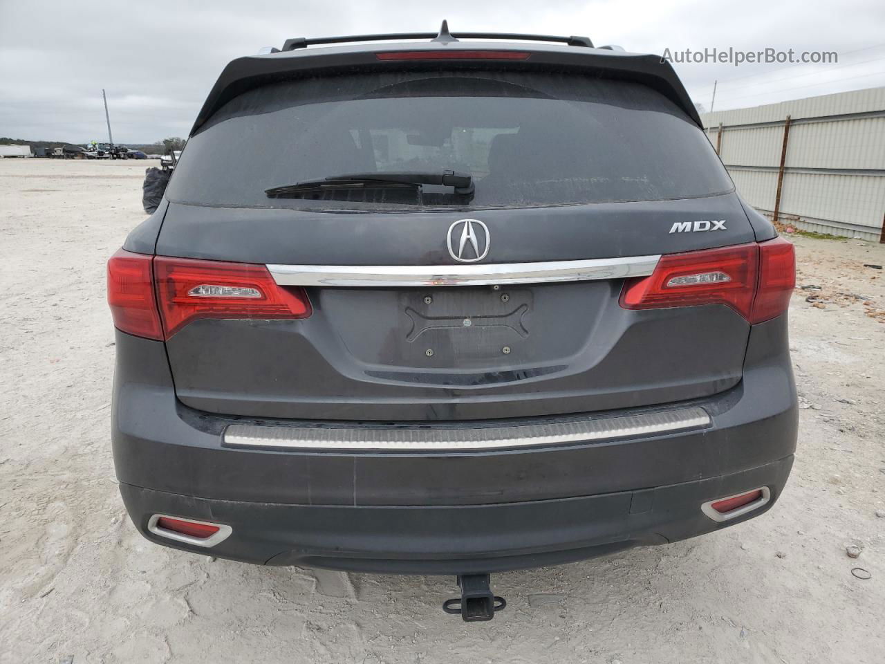 2016 Acura Mdx Technology Gray vin: 5FRYD3H41GB011485