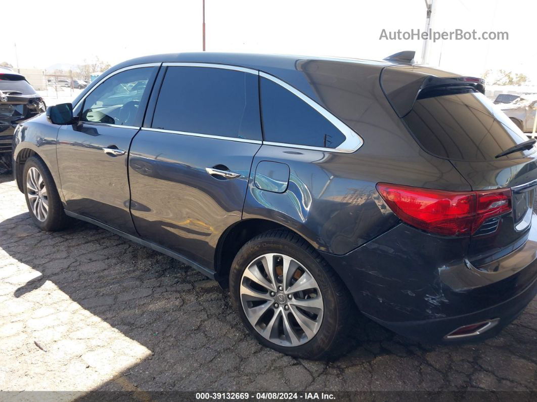 2016 Acura Mdx Technology   Acurawatch Plus Packages/technology Package Brown vin: 5FRYD3H45GB003910