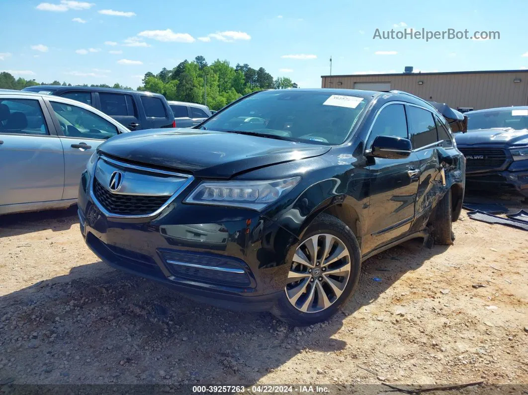 2016 Acura Mdx Technology   Acurawatch Plus Packages/technology Package Black vin: 5FRYD3H45GB007892