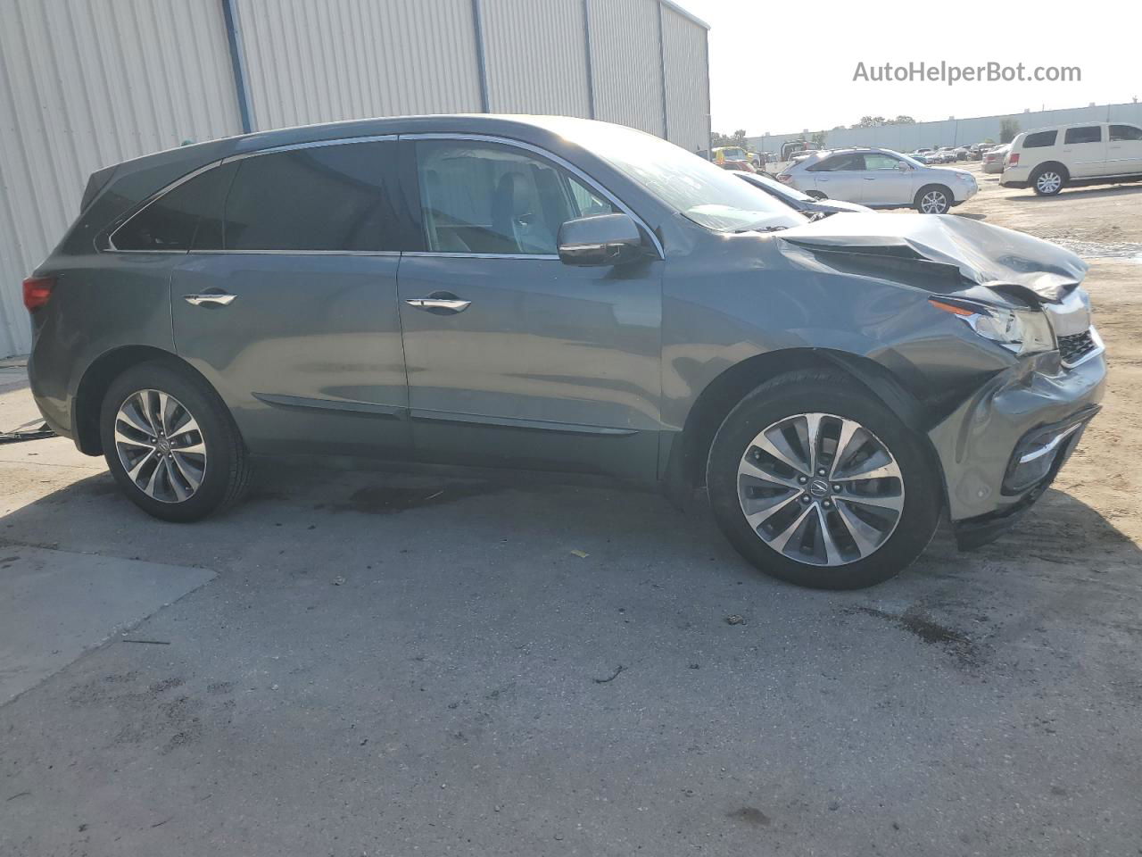 2016 Acura Mdx Technology Charcoal vin: 5FRYD3H45GB013028