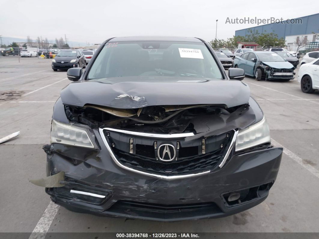 2016 Acura Mdx Technology   Acurawatch Plus Packages/technology Package Черный vin: 5FRYD3H46GB020134