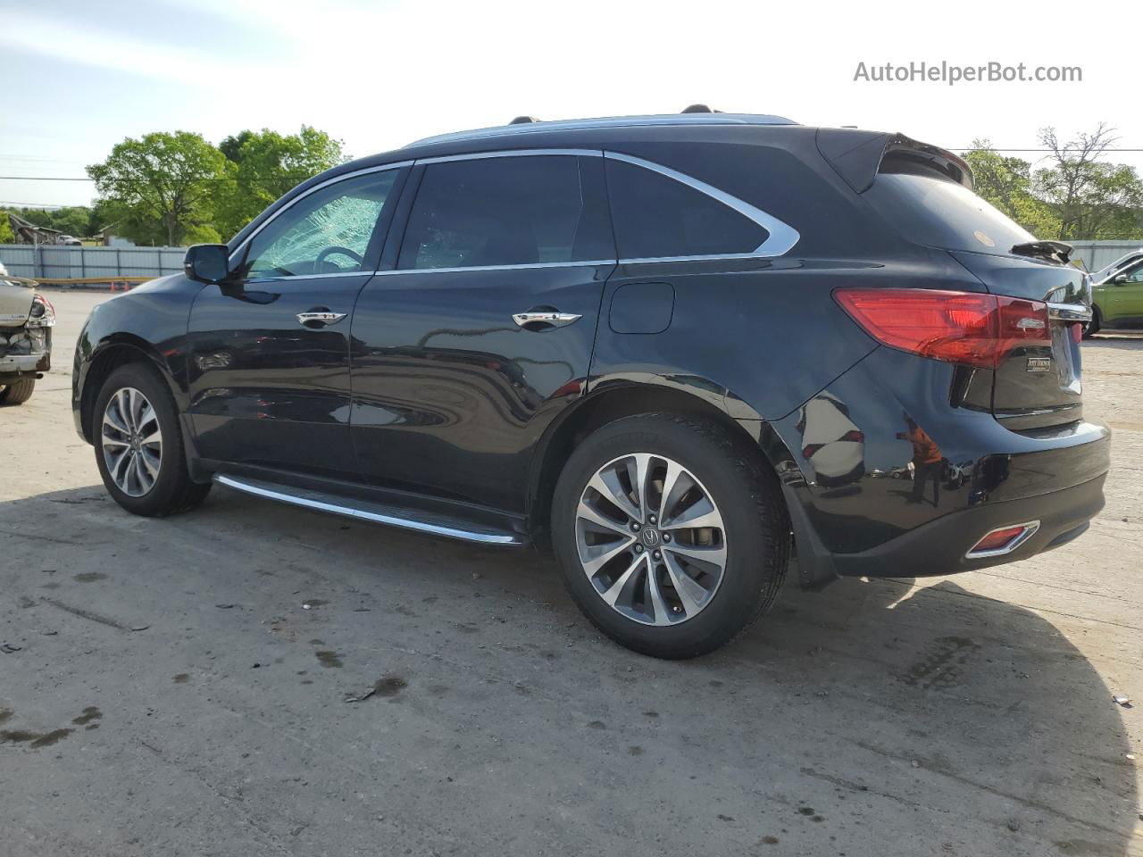 2016 Acura Mdx Technology Black vin: 5FRYD3H47GB005710