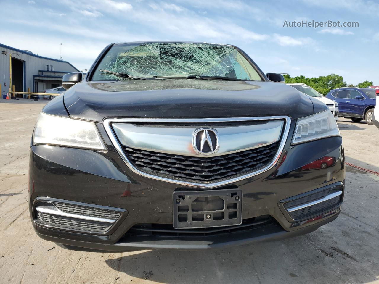 2016 Acura Mdx Technology Black vin: 5FRYD3H47GB005710