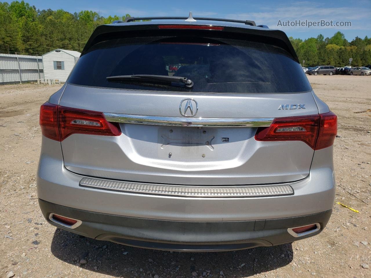 2016 Acura Mdx Technology Серебряный vin: 5FRYD3H47GB012754