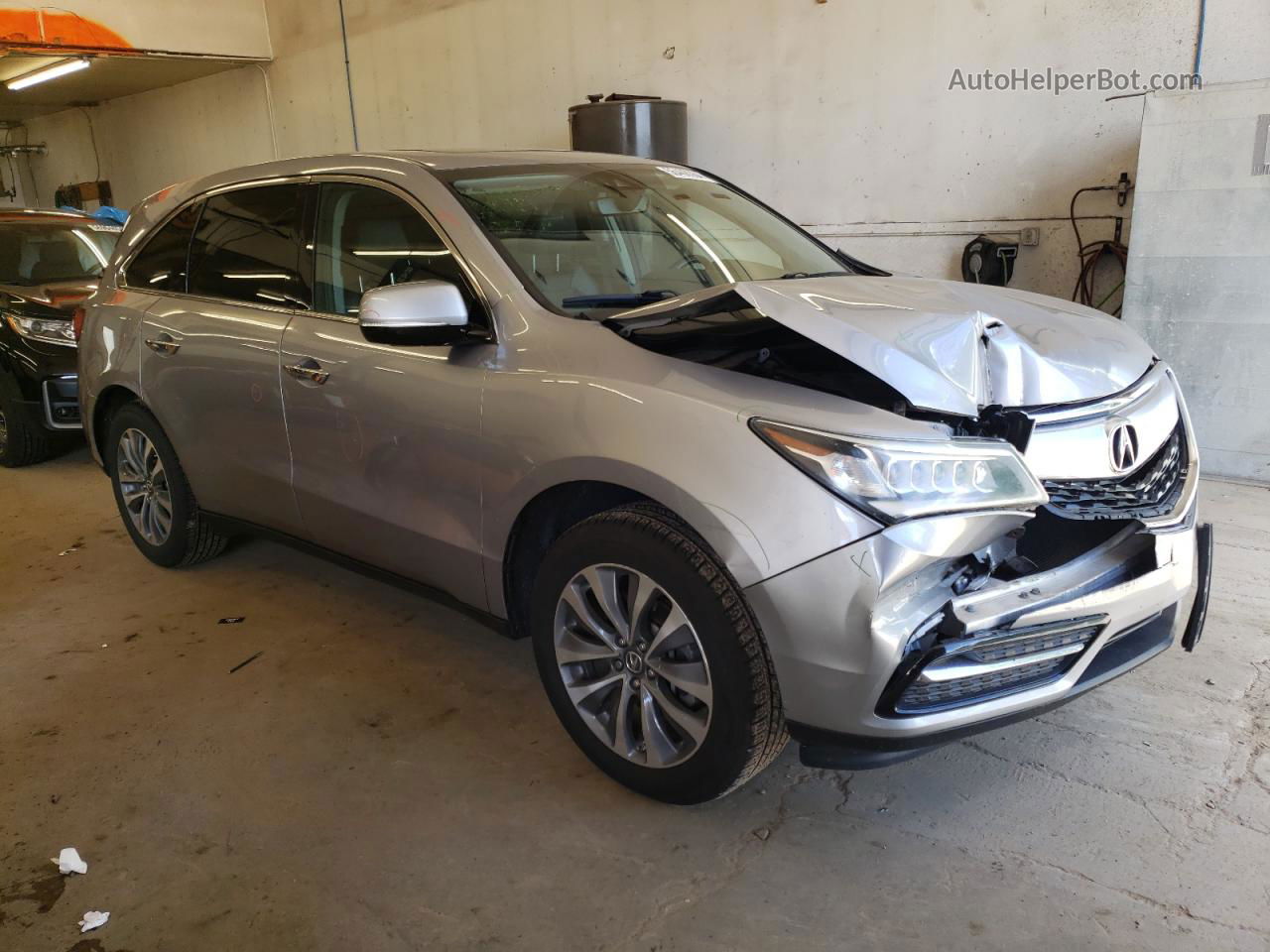 2016 Acura Mdx Technology Gray vin: 5FRYD3H47GB018649