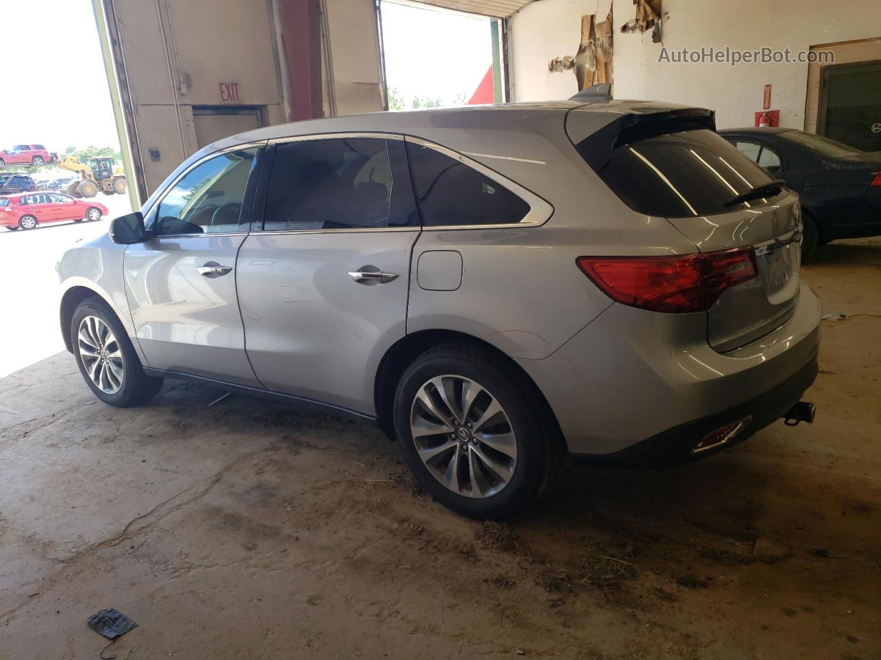 2016 Acura Mdx Technology Gray vin: 5FRYD3H47GB018649