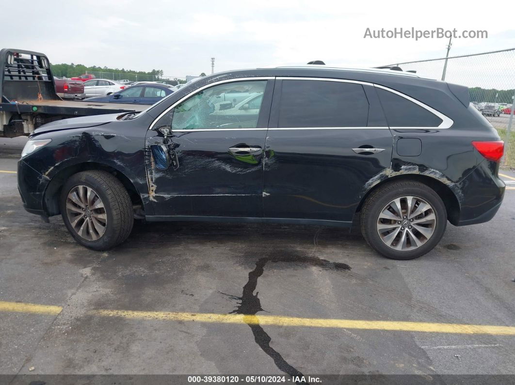 2016 Acura Mdx Technology   Acurawatch Plus Packages/technology Package Black vin: 5FRYD3H48GB011595