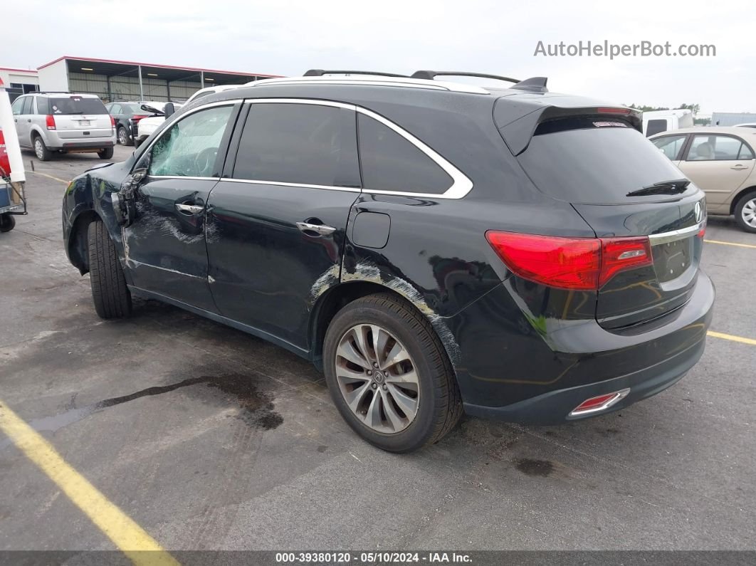 2016 Acura Mdx Technology   Acurawatch Plus Packages/technology Package Black vin: 5FRYD3H48GB011595