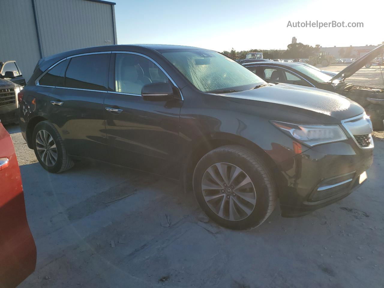 2016 Acura Mdx Technology Gray vin: 5FRYD3H48GB013010