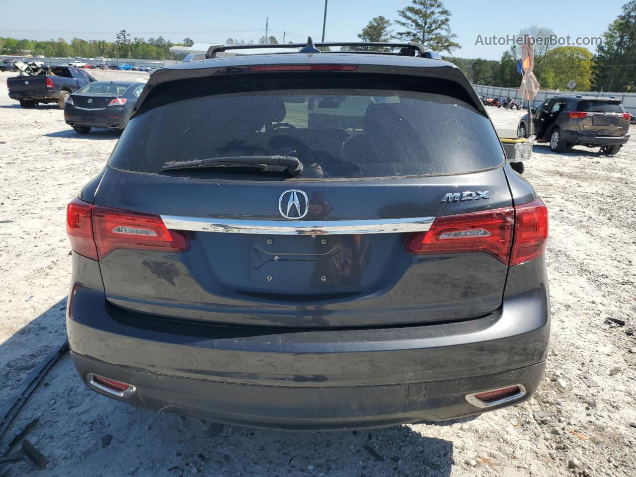 2016 Acura Mdx Technology Gray vin: 5FRYD3H49GB007703