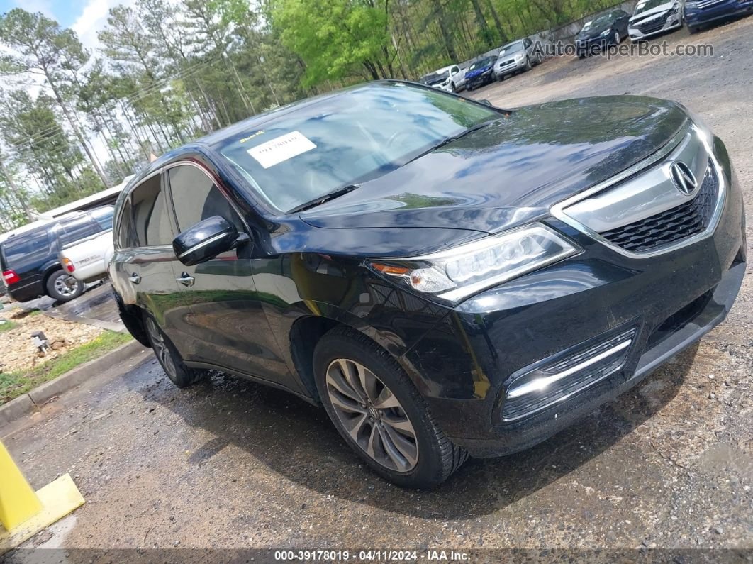 2016 Acura Mdx Technology   Acurawatch Plus Packages/technology Package Black vin: 5FRYD3H49GB018264