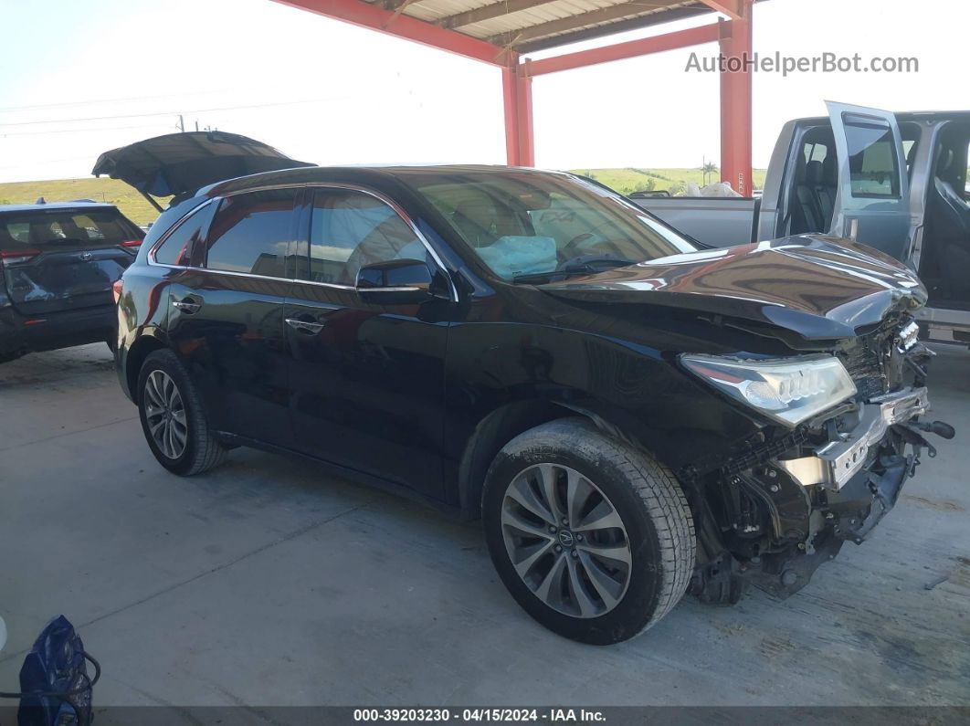 2016 Acura Mdx Technology   Acurawatch Plus Packages/technology Package Black vin: 5FRYD3H4XGB010903