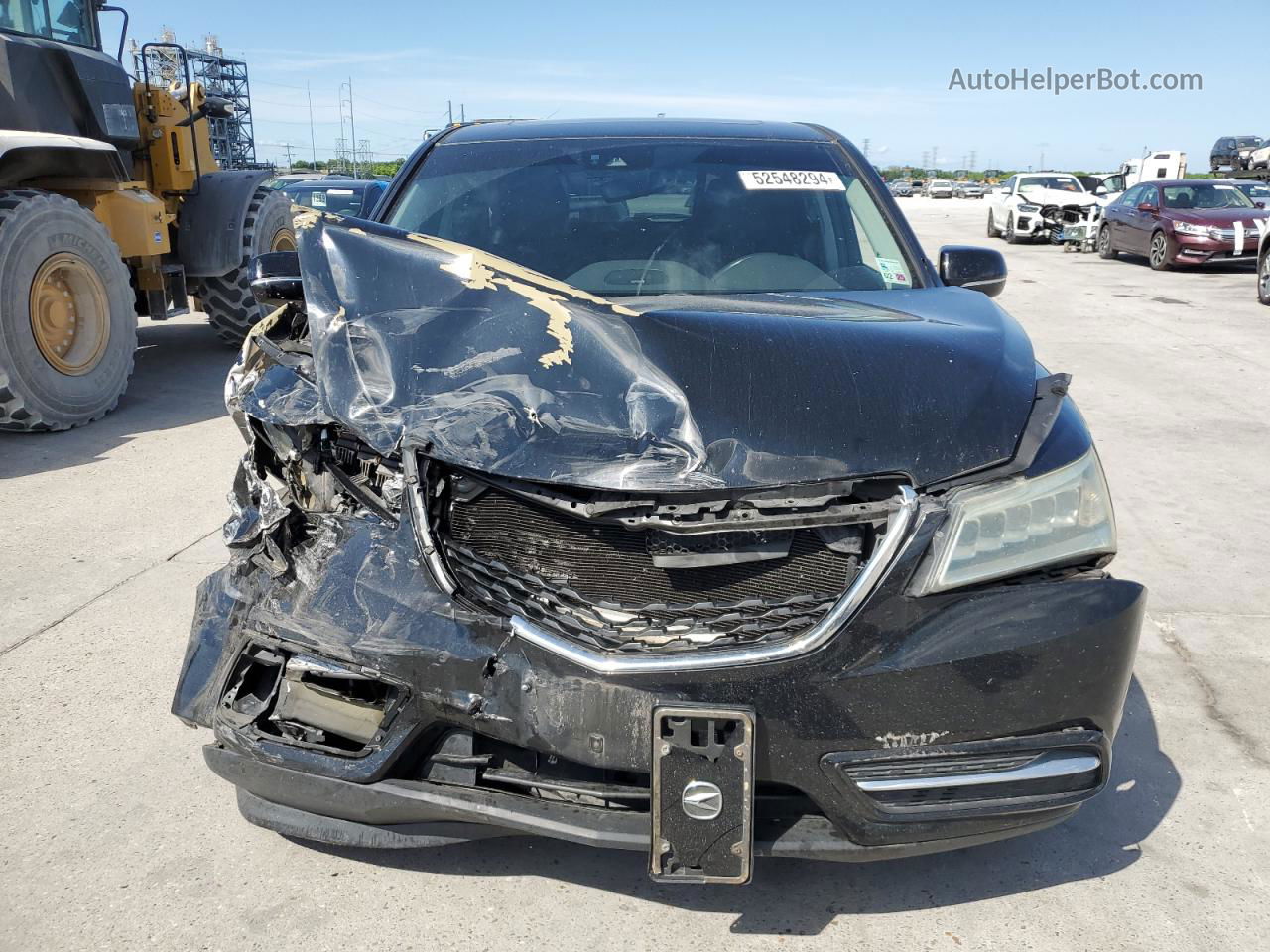 2016 Acura Mdx Technology Black vin: 5FRYD3H66GB002752