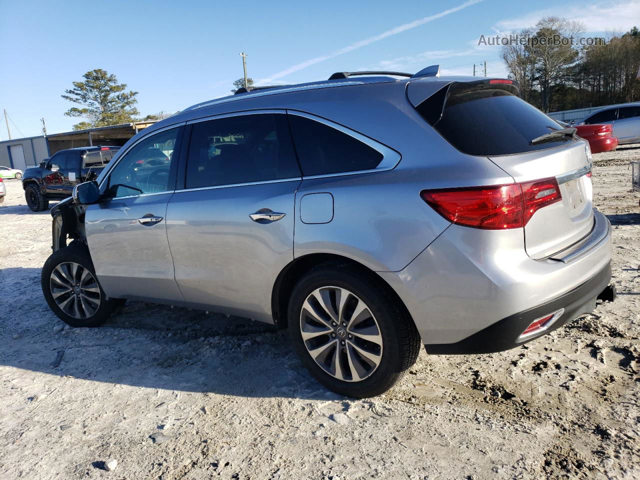 2016 Acura Mdx Technology Silver vin: 5FRYD3H68GB013784