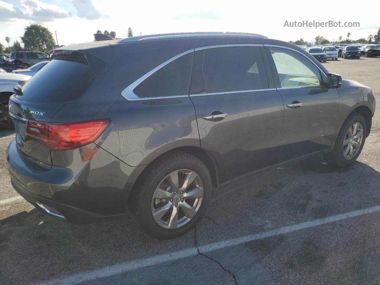 2016 Acura Mdx Advance Gray vin: 5FRYD3H91GB004015