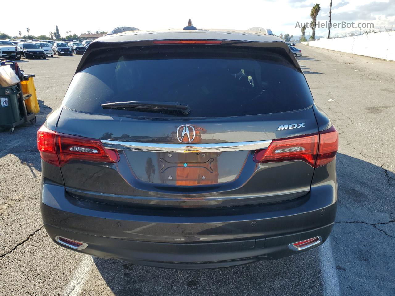 2016 Acura Mdx Advance Gray vin: 5FRYD3H91GB004015