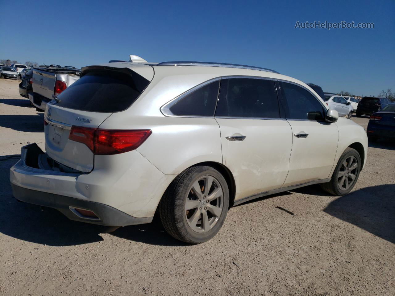 2016 Acura Mdx Advance Белый vin: 5FRYD3H93GB004677