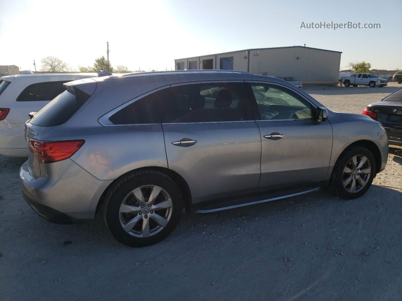 2016 Acura Mdx Advance Silver vin: 5FRYD3H96GB017410