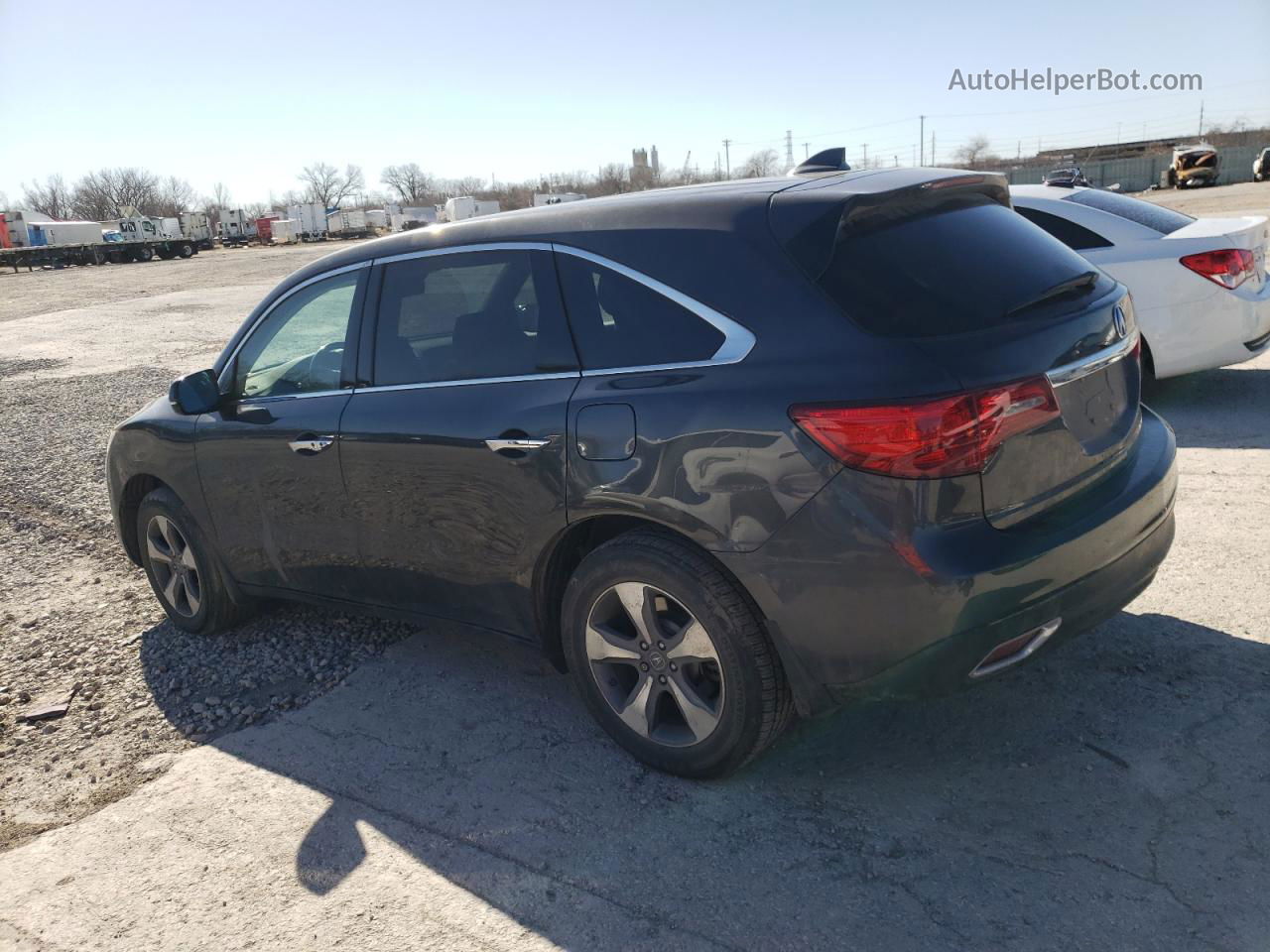 2016 Acura Mdx  Gray vin: 5FRYD4H20GB037726