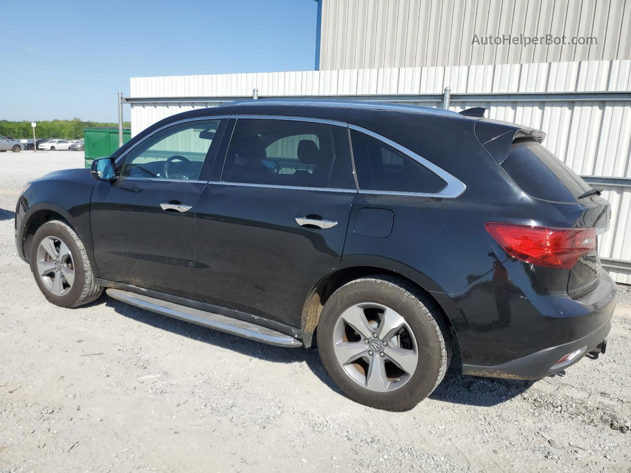 2016 Acura Mdx  Черный vin: 5FRYD4H21GB002483