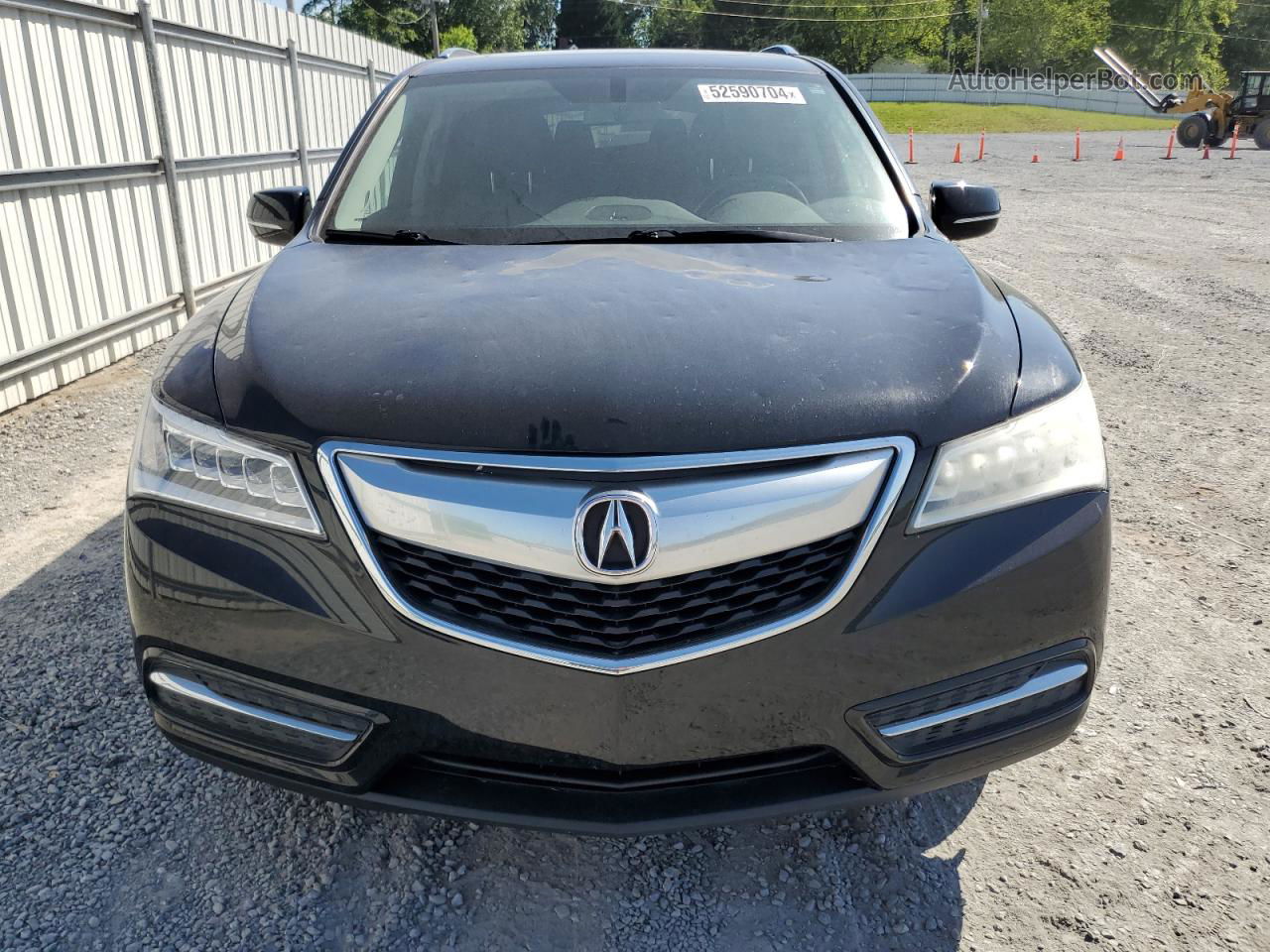 2016 Acura Mdx  Черный vin: 5FRYD4H21GB002483