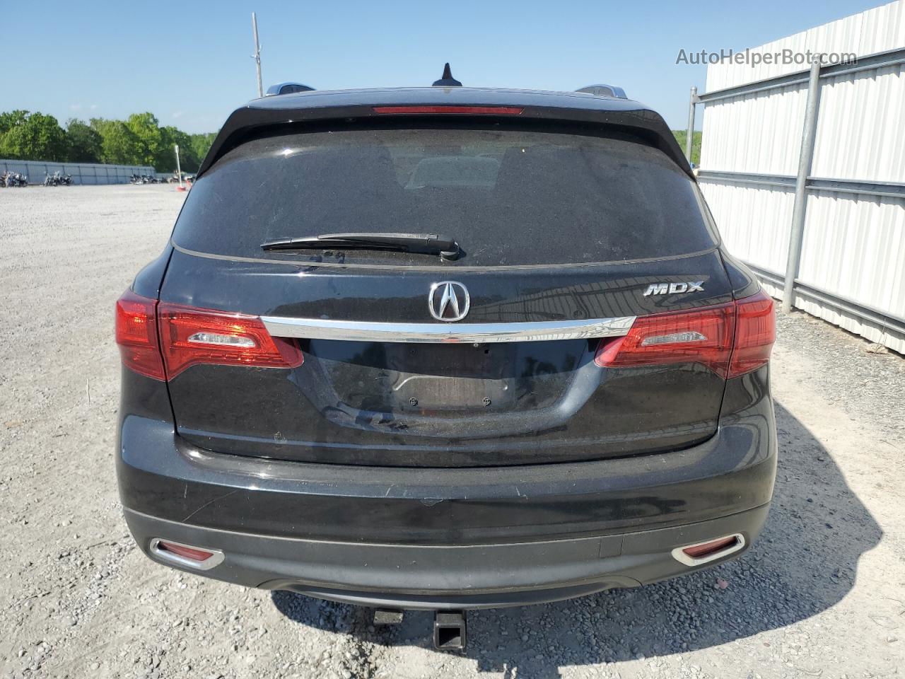 2016 Acura Mdx  Черный vin: 5FRYD4H21GB002483