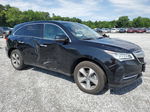 2016 Acura Mdx  Black vin: 5FRYD4H21GB018179