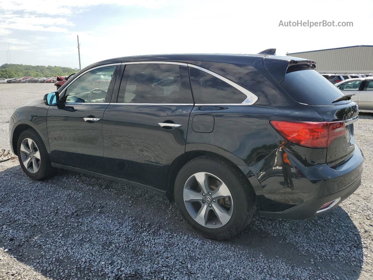 2016 Acura Mdx  Черный vin: 5FRYD4H21GB018179