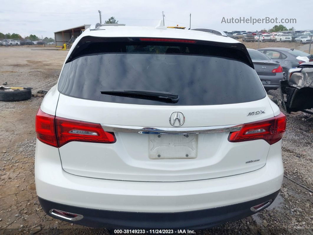 2016 Acura Mdx Acurawatch Plus Package White vin: 5FRYD4H21GB022328