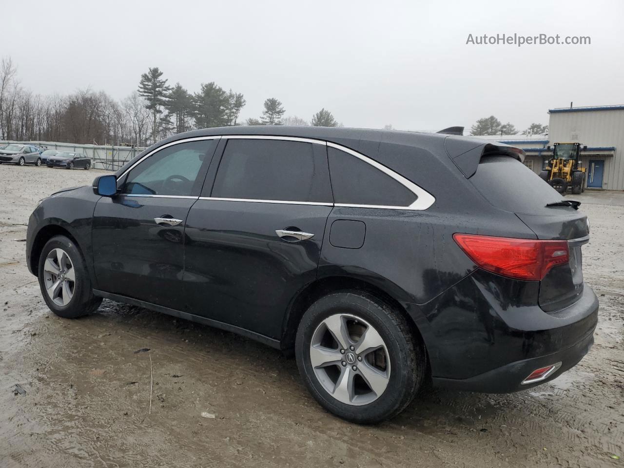 2016 Acura Mdx  Черный vin: 5FRYD4H21GB037220