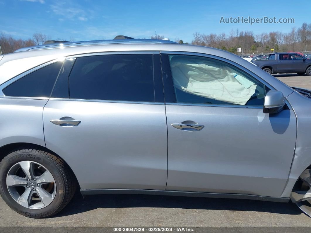 2016 Acura Mdx Acurawatch Plus Package Silver vin: 5FRYD4H21GB048461