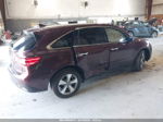 2016 Acura Mdx Acurawatch Plus Package Burgundy vin: 5FRYD4H22GB018983