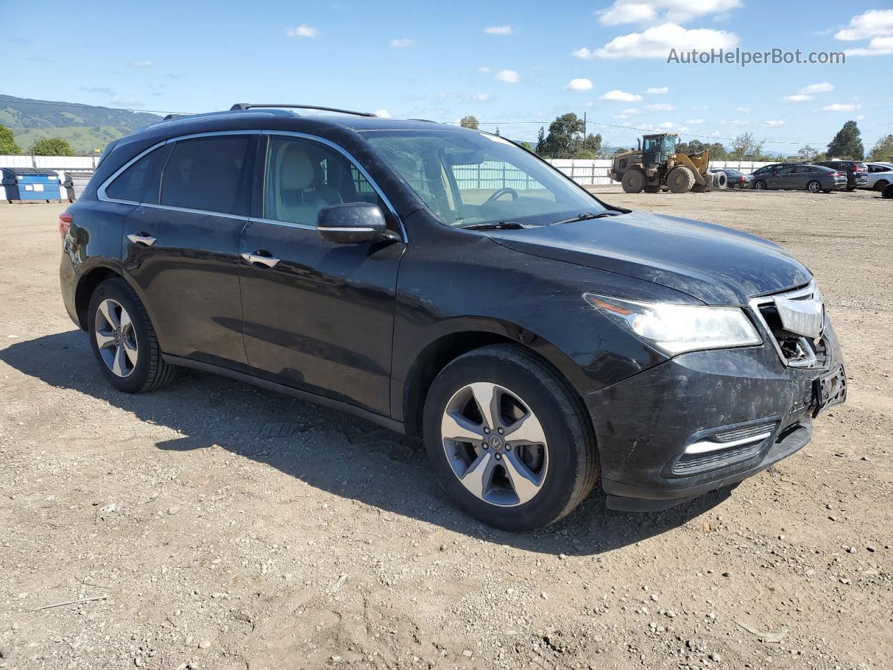 2016 Acura Mdx  Black vin: 5FRYD4H22GB062787