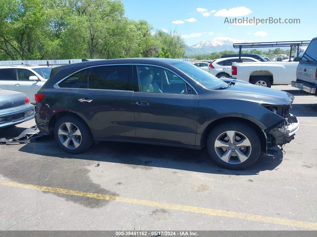 2016 Acura Mdx Acurawatch Plus Package Gray vin: 5FRYD4H23GB024369