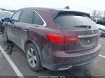 2016 Acura Mdx   Бордовый vin: 5FRYD4H24GB042797