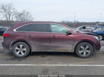 2016 Acura Mdx   Бордовый vin: 5FRYD4H24GB042797