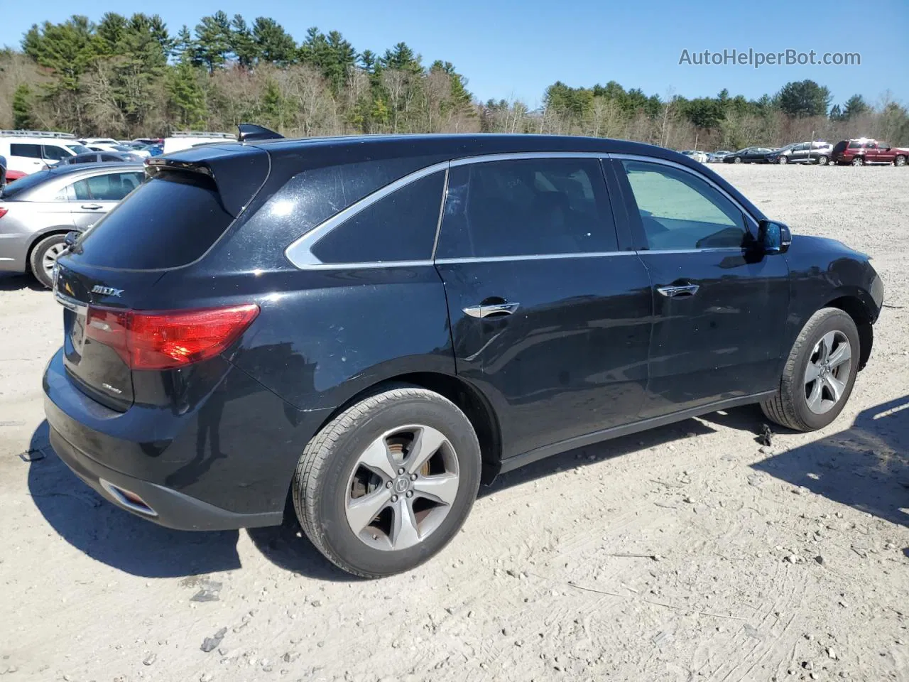 2016 Acura Mdx  Black vin: 5FRYD4H27GB012290