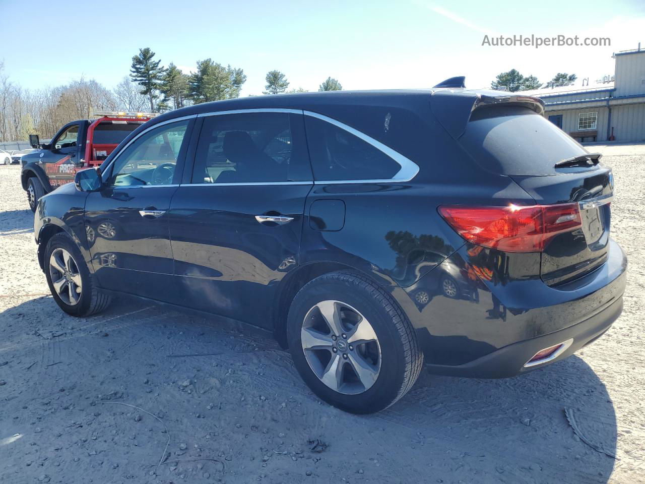 2016 Acura Mdx  Черный vin: 5FRYD4H27GB012290