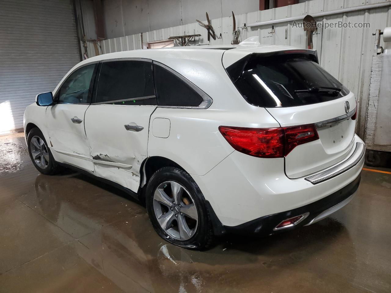 2016 Acura Mdx  White vin: 5FRYD4H27GB022270