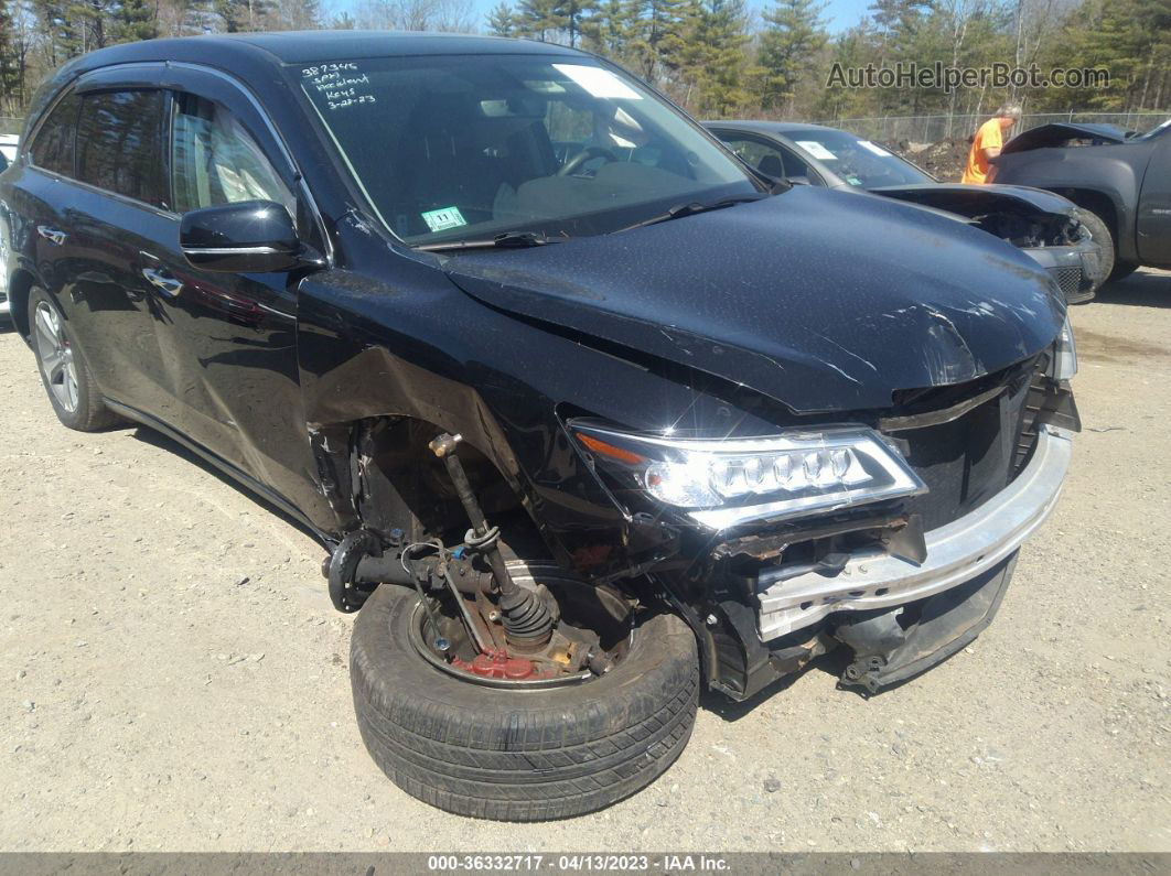 2016 Acura Mdx   Black vin: 5FRYD4H27GB048111