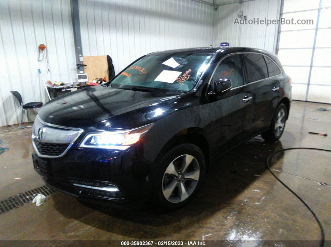 2016 Acura Mdx   Black vin: 5FRYD4H27GB049470