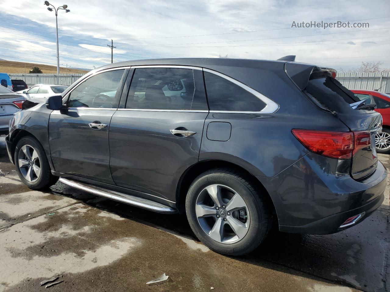 2016 Acura Mdx  Black vin: 5FRYD4H27GB057228