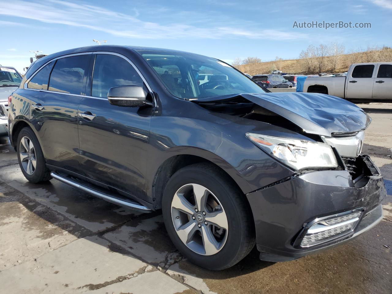 2016 Acura Mdx  Black vin: 5FRYD4H27GB057228