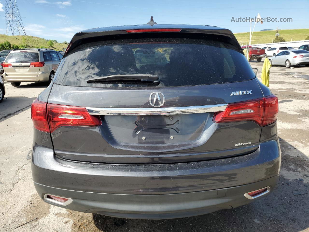 2016 Acura Mdx  Charcoal vin: 5FRYD4H27GB057228