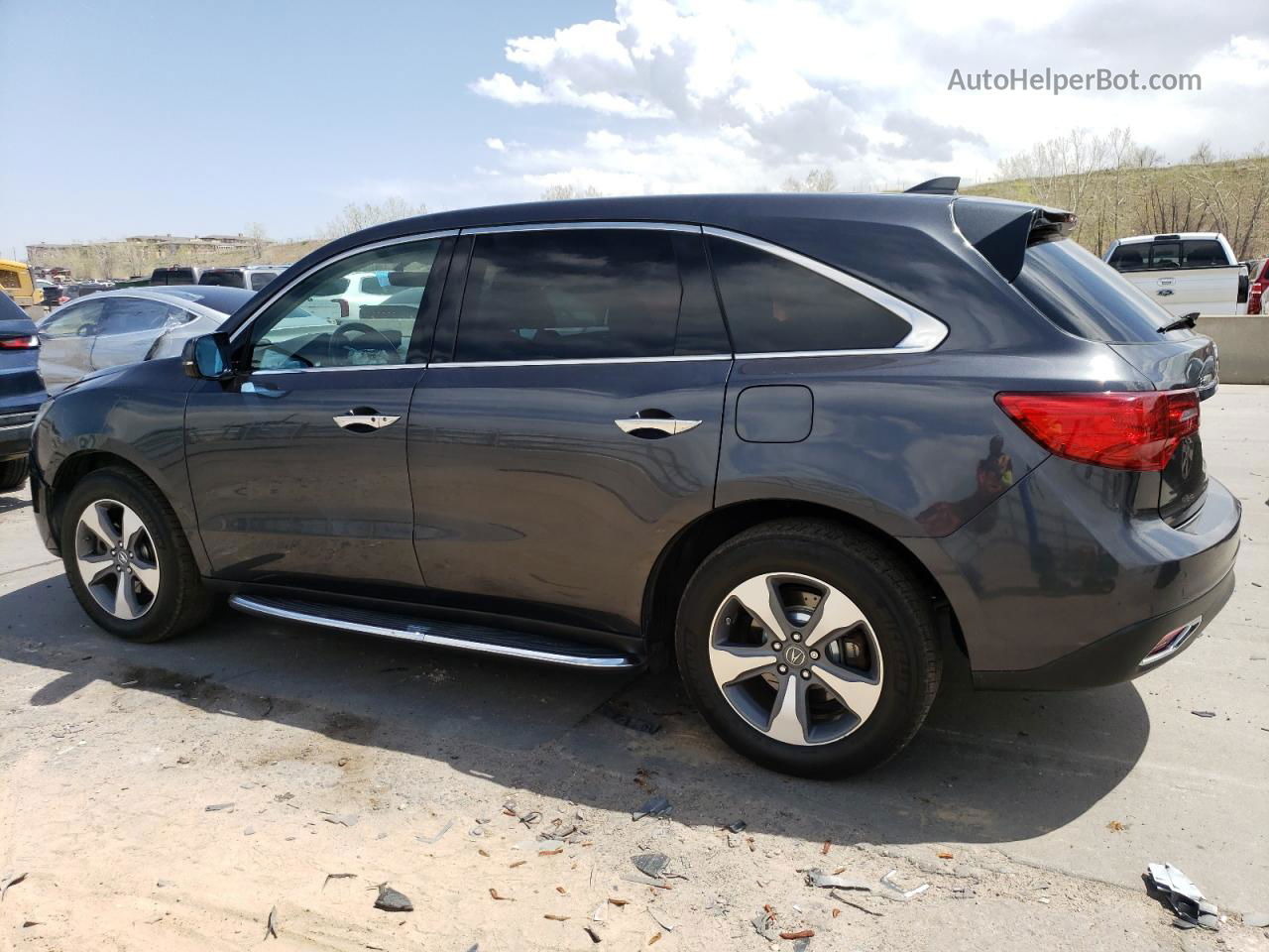 2016 Acura Mdx  Charcoal vin: 5FRYD4H28GB049722